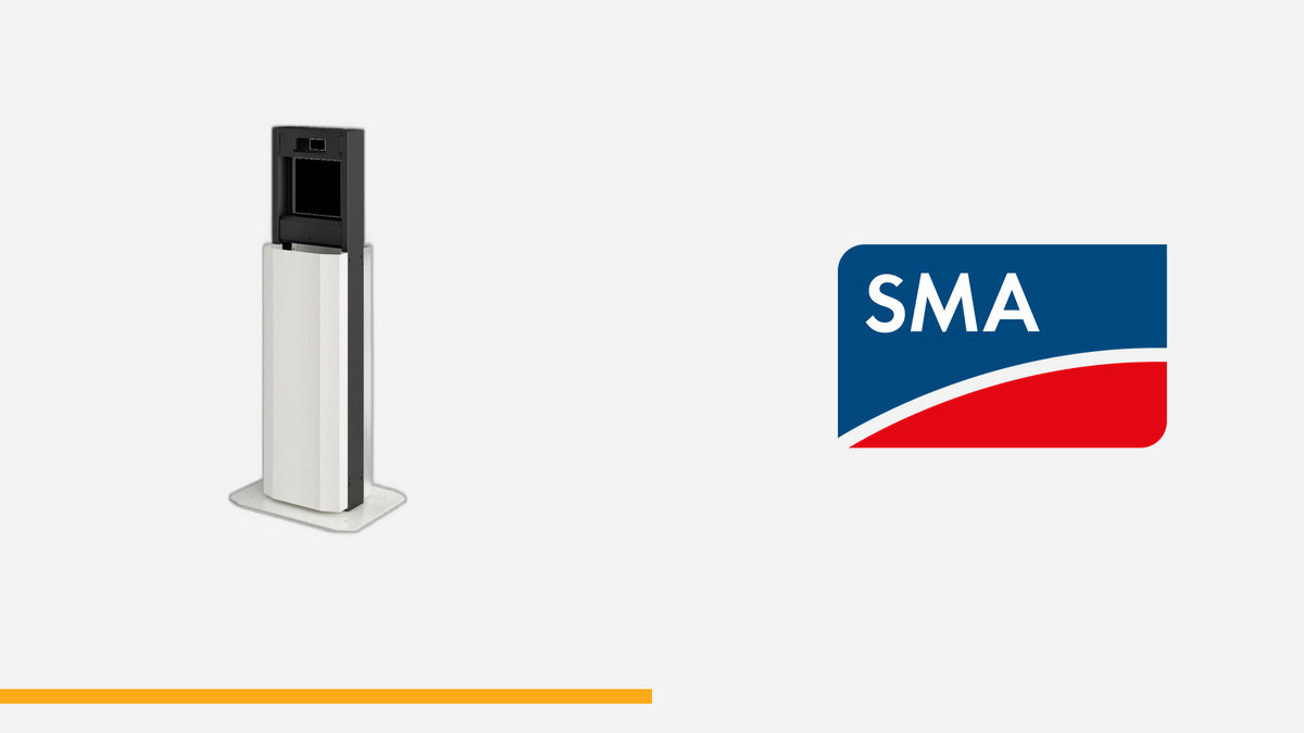 SMA EV Charger Business - Colonna di supporto a due lati