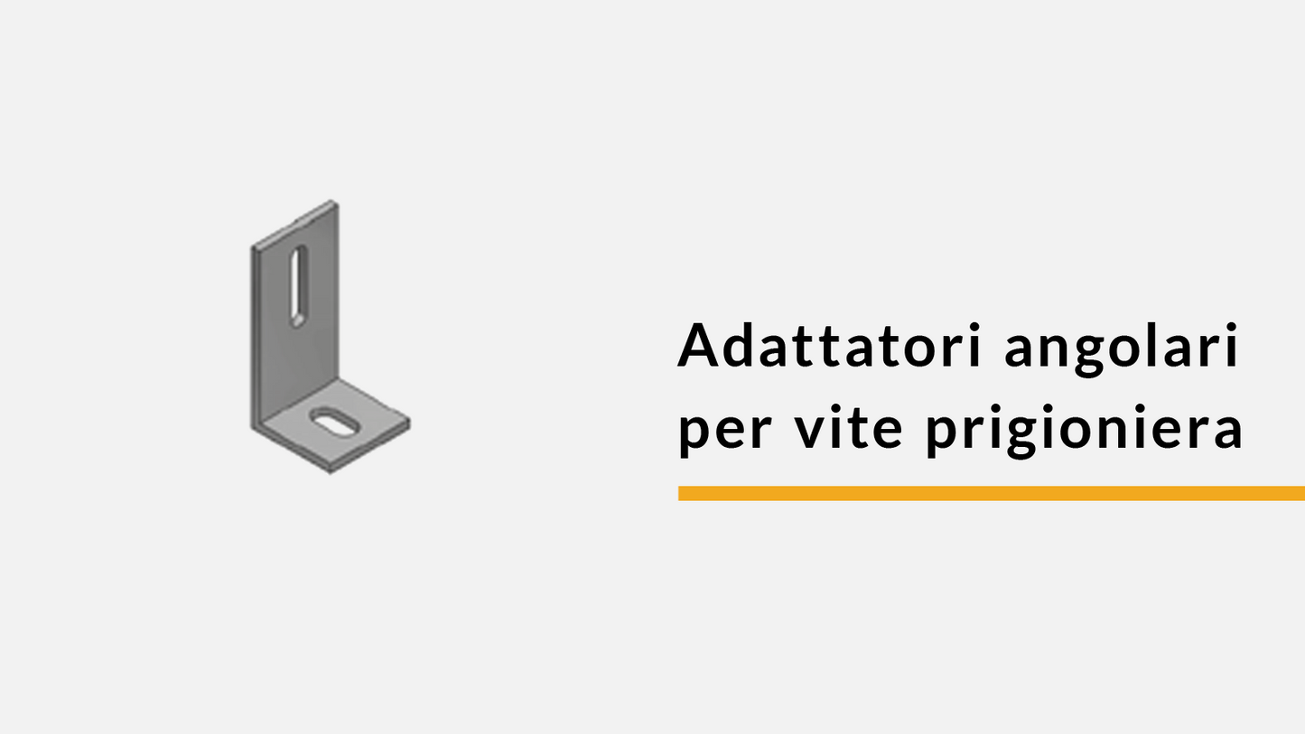 Adattatori angolari per vite prigioniera M12 (confez. 20 pz)
