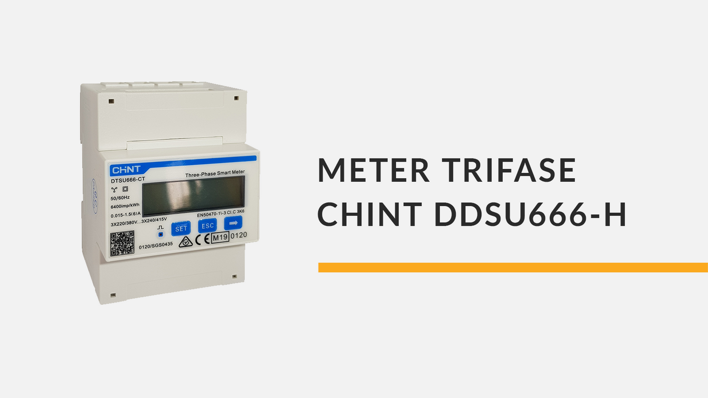 Huawei Meter trifase CHINT DTSU666-H con TA esterni inclusi