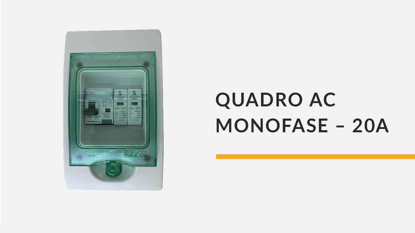 Quadro AC monofase – 20A