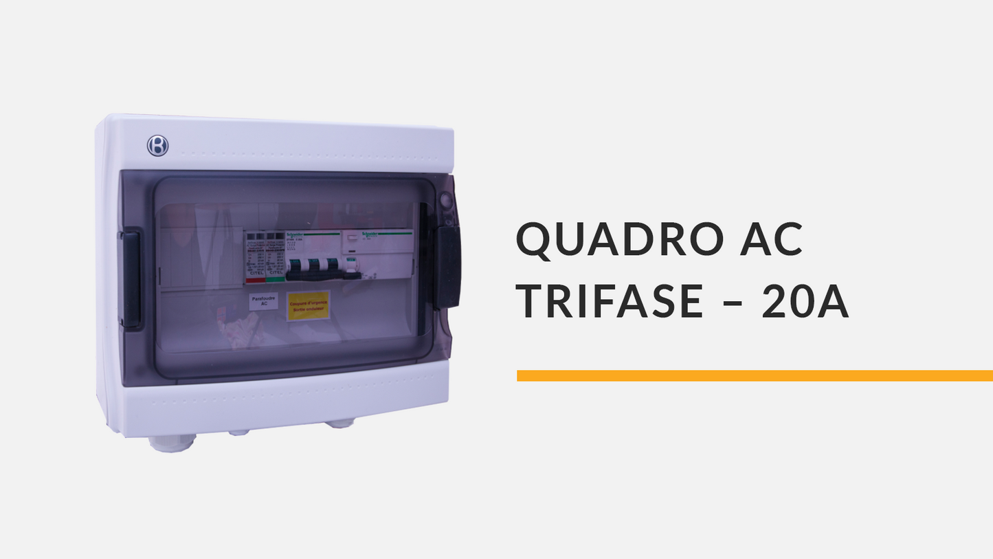 Quadro AC trifase senza SPI - 20A