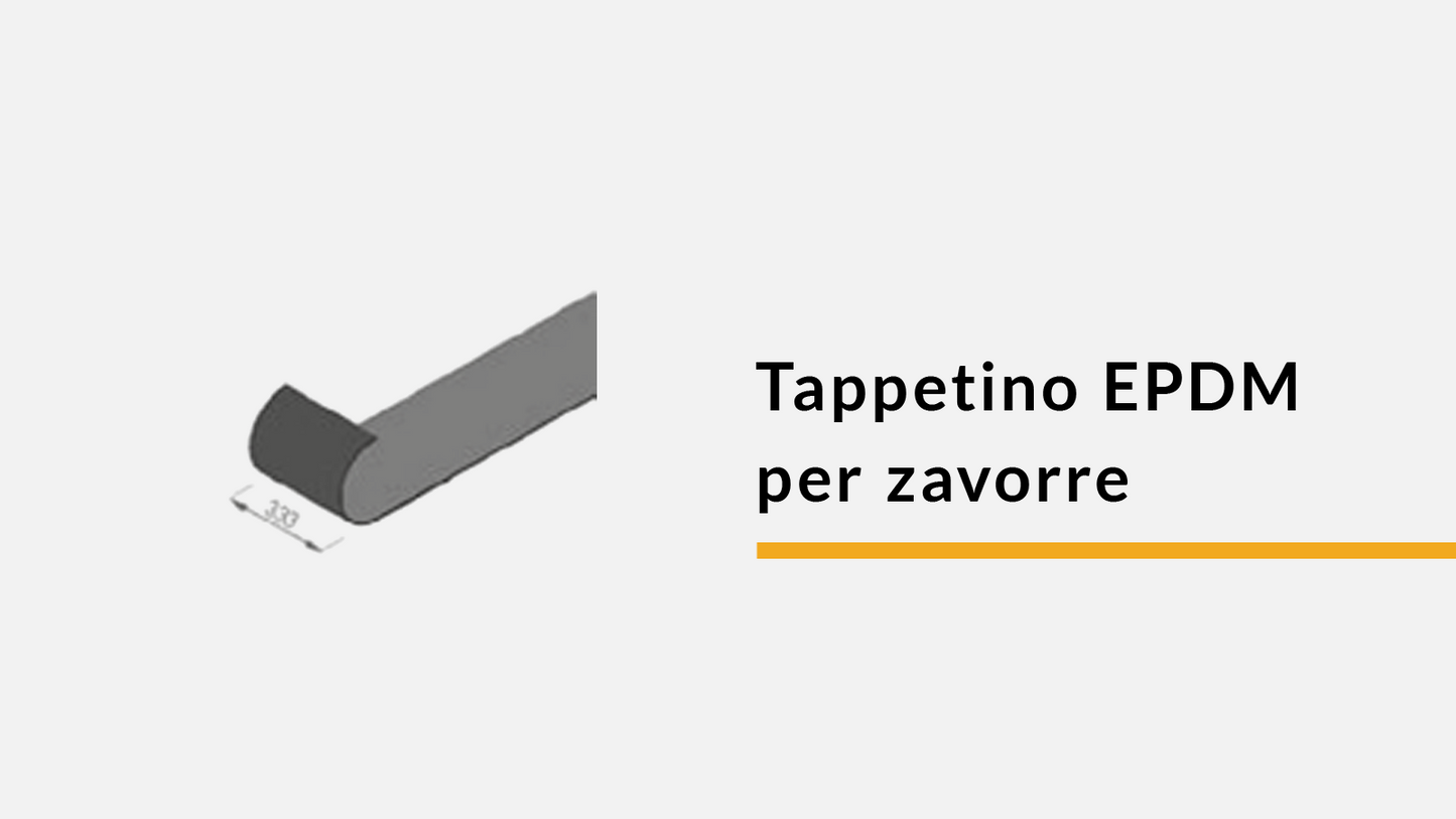 Tappetino EPDM per zavorre