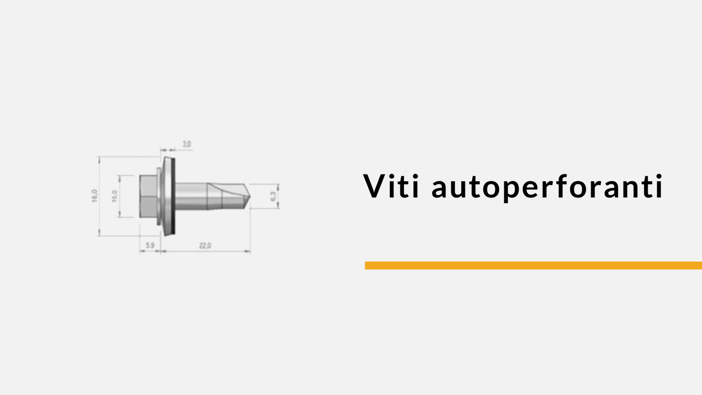 Viti autoperforanti (confez. 100 pz)