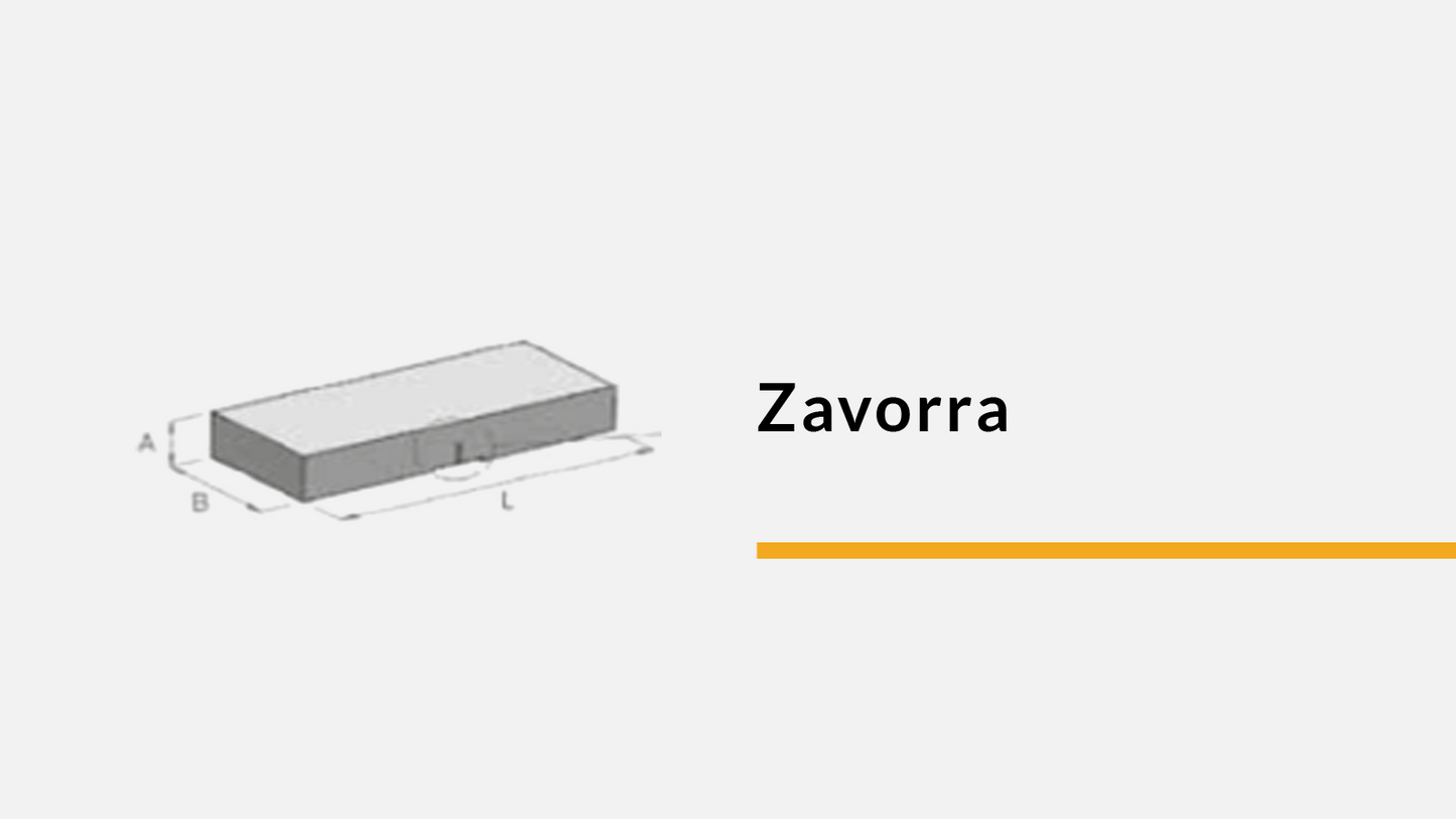 Zavorra 50 kg - con inserto per triangolo