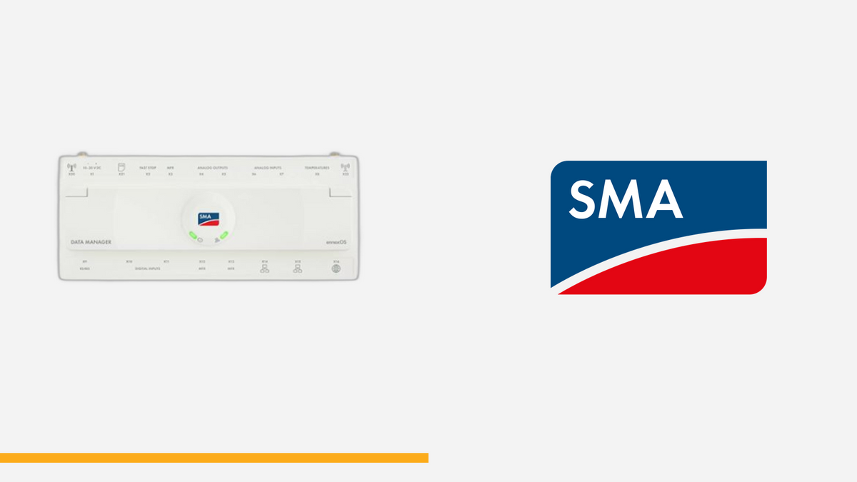 SMA Data Manager M EDMM-20, dispositivo di monitoraggio e controllo