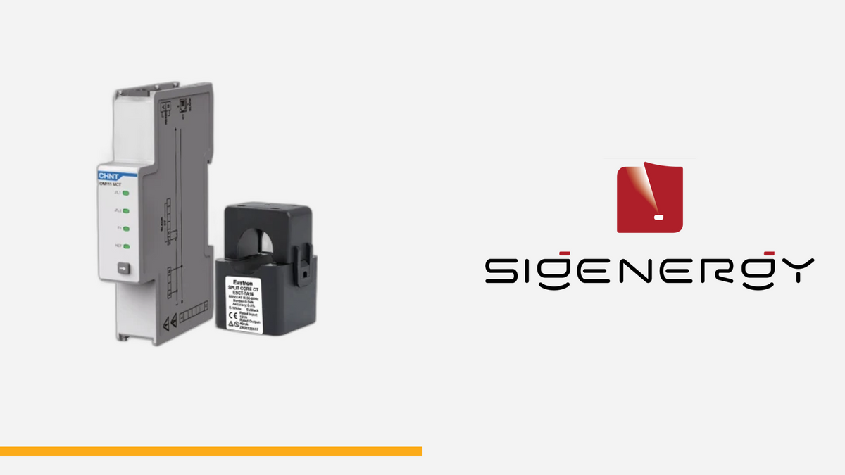 Sigenergy Sigen Sensor SP-CT100, sensore di energia monofase con trasformatore di corrente; immagine indicativa della serie