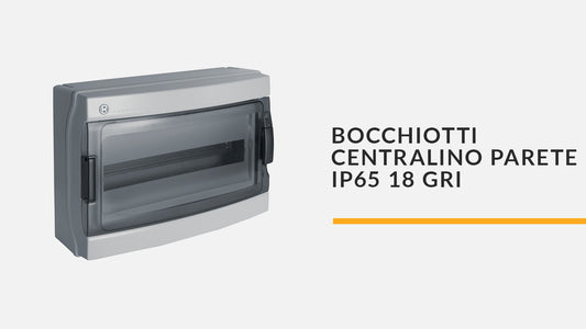 HAGER BOCCHIOTTI CENTRALINO PARETE IP65 18 GRI