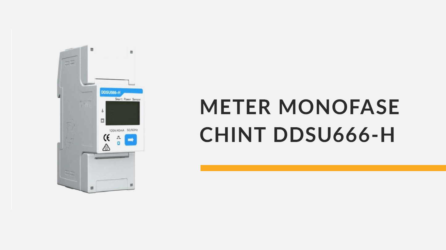 Huawei Meter monofase Chint DDSU666-H con TA esterno incluso