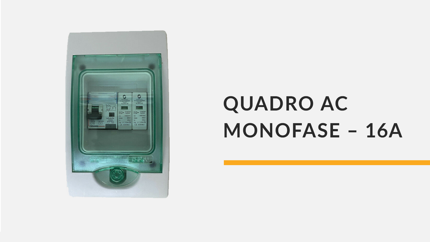 Quadro AC monofase 16A