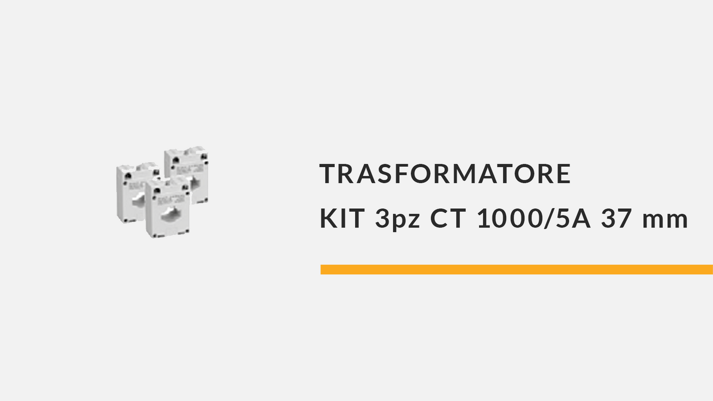 Huawei TRASFORMATORE Kit 3pz CT 1000/5A 37mm