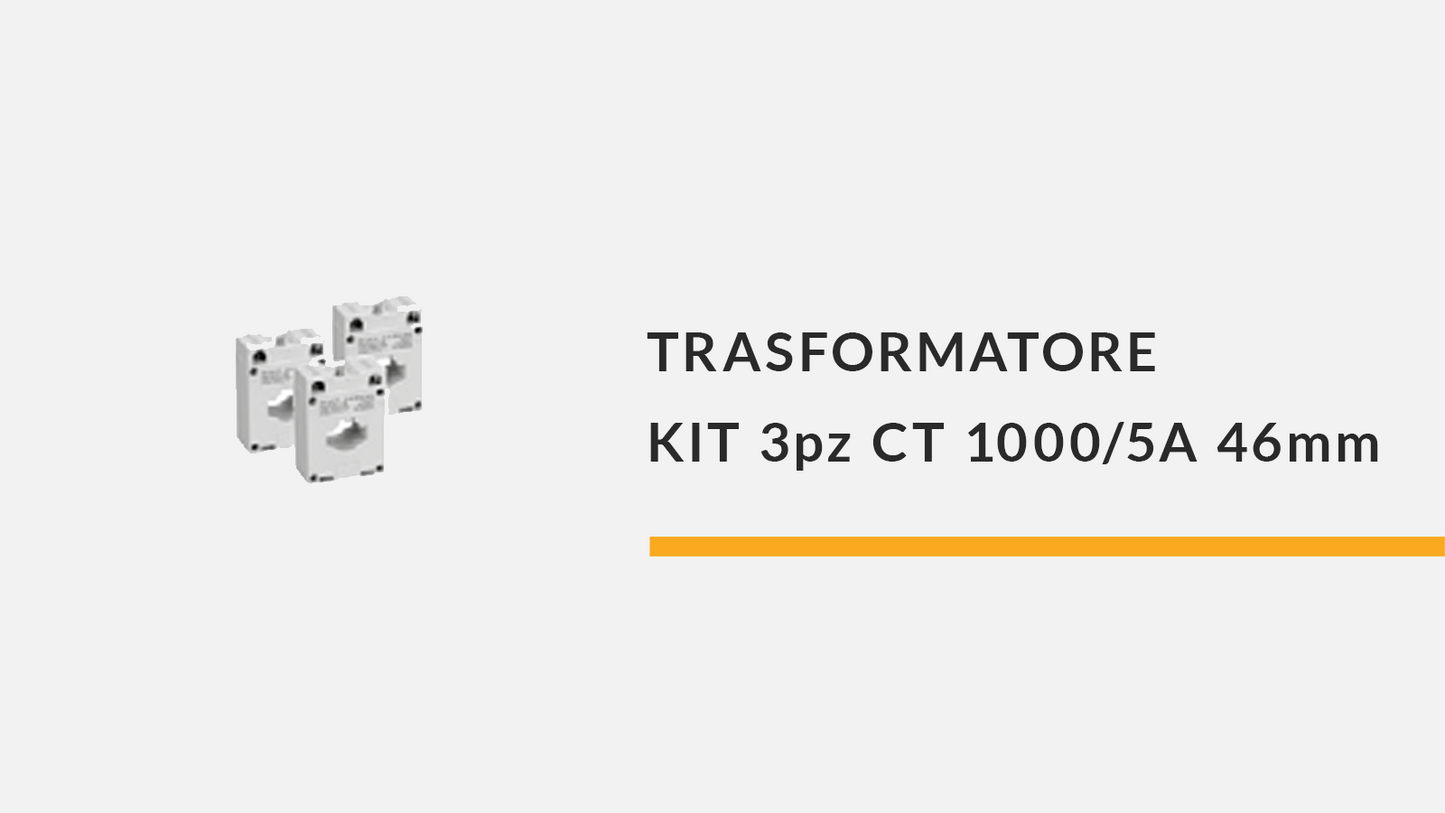 Huawei TRASFORMATORE Kit 3pz CT 1000/5A 46mm