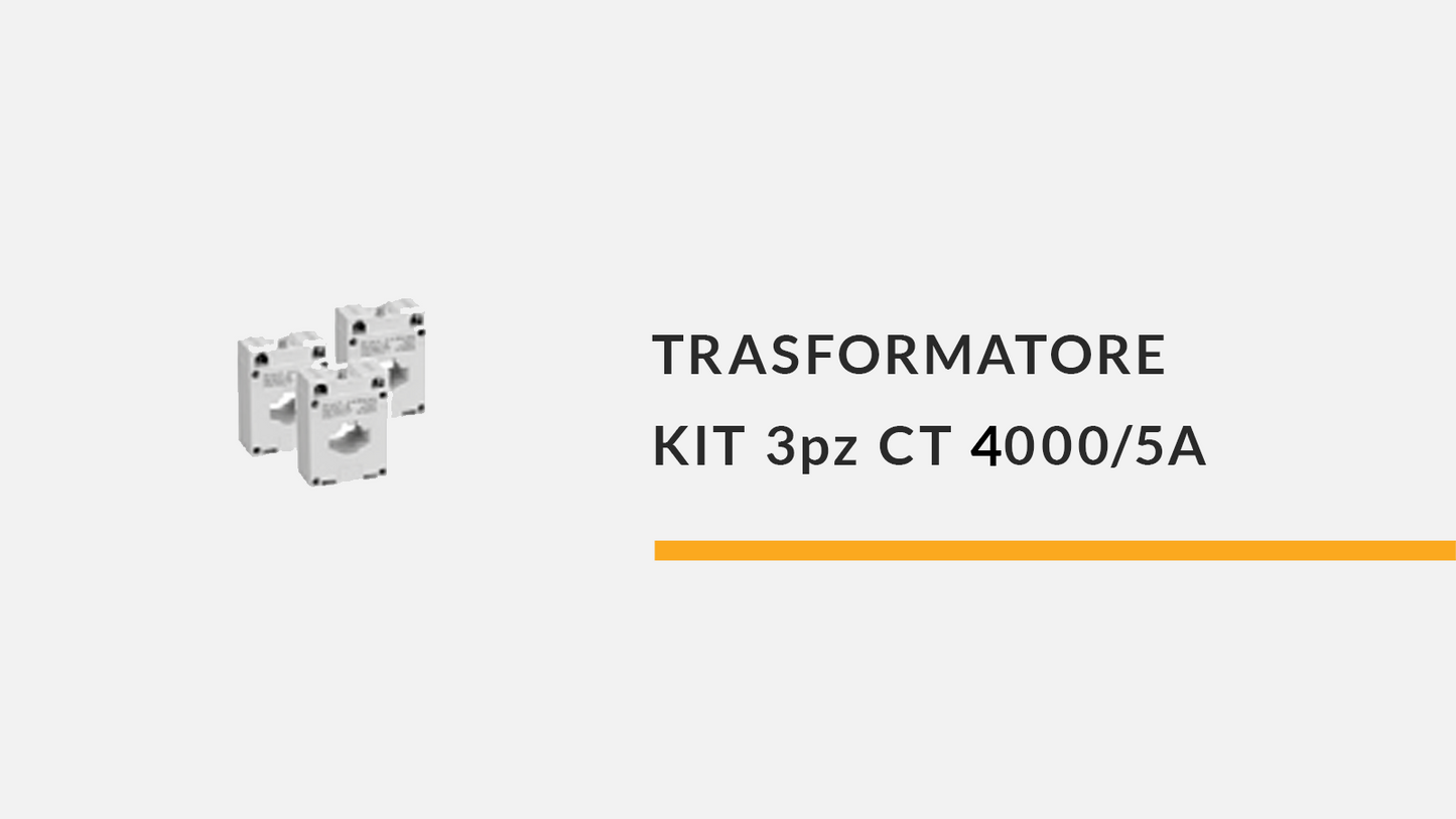 Huawei CT 4000/5A – Kit 3 Trasformatori Amperometrici per Monitoraggio FV