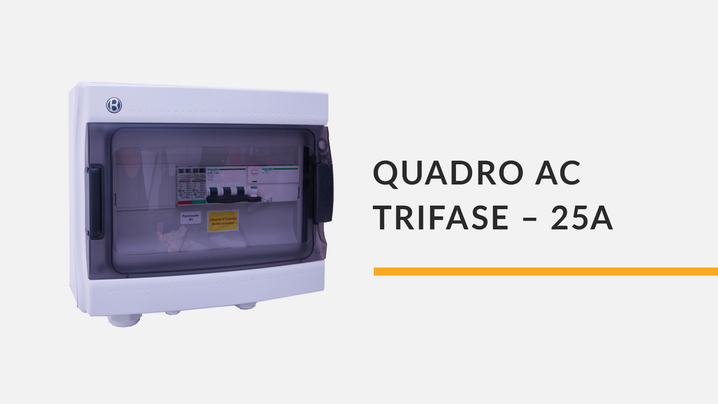 Quadro AC trifase senza SPI - 25A